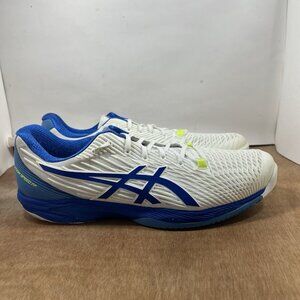 ASICS Solution Speed FF 2 Men’s Size 14 Blue White Tennis Pickleball Shoes